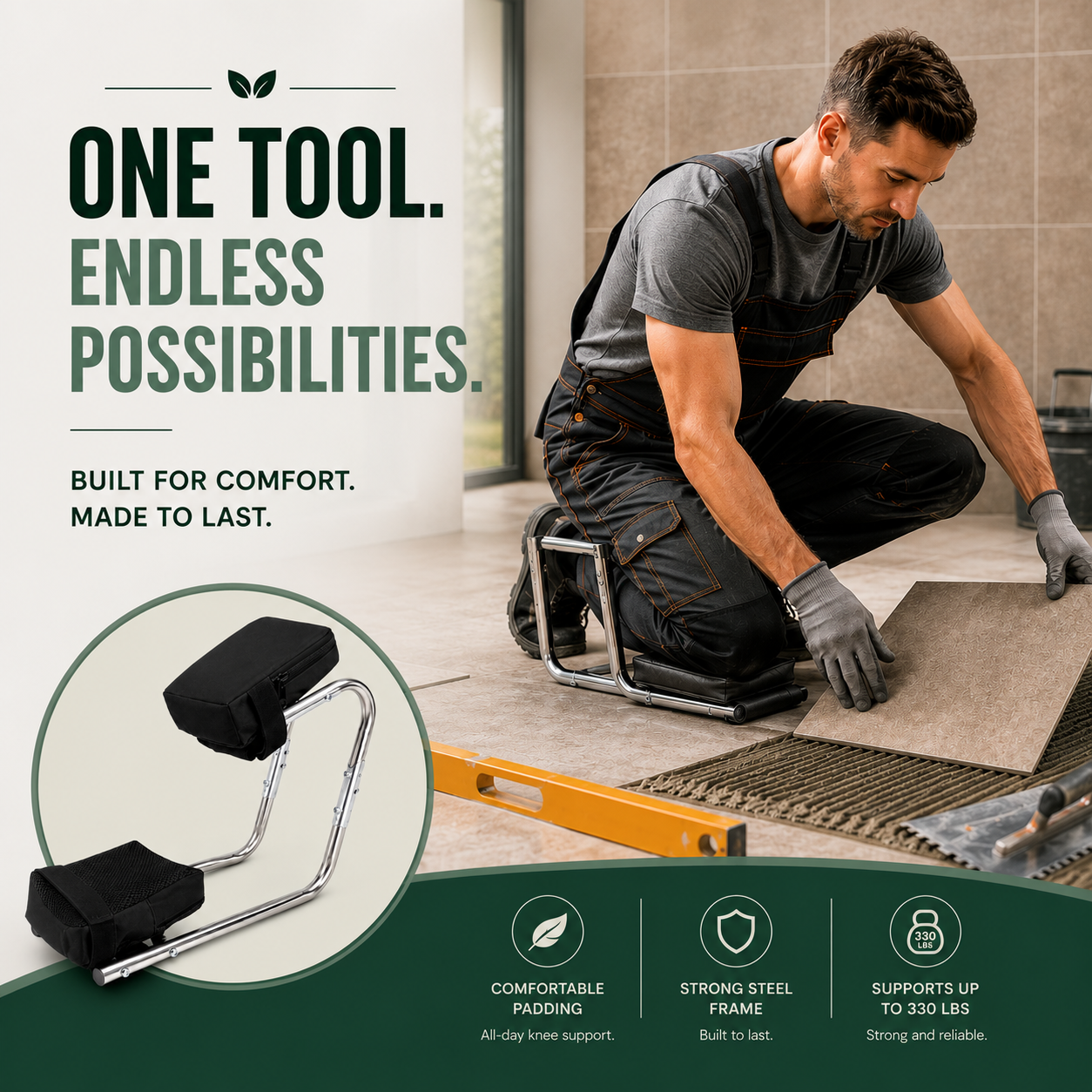 Premium Folding Kneeler & Seat