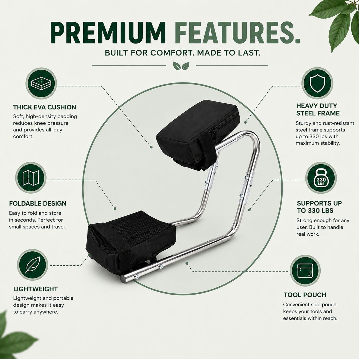 Premium Folding Kneeler & Seat